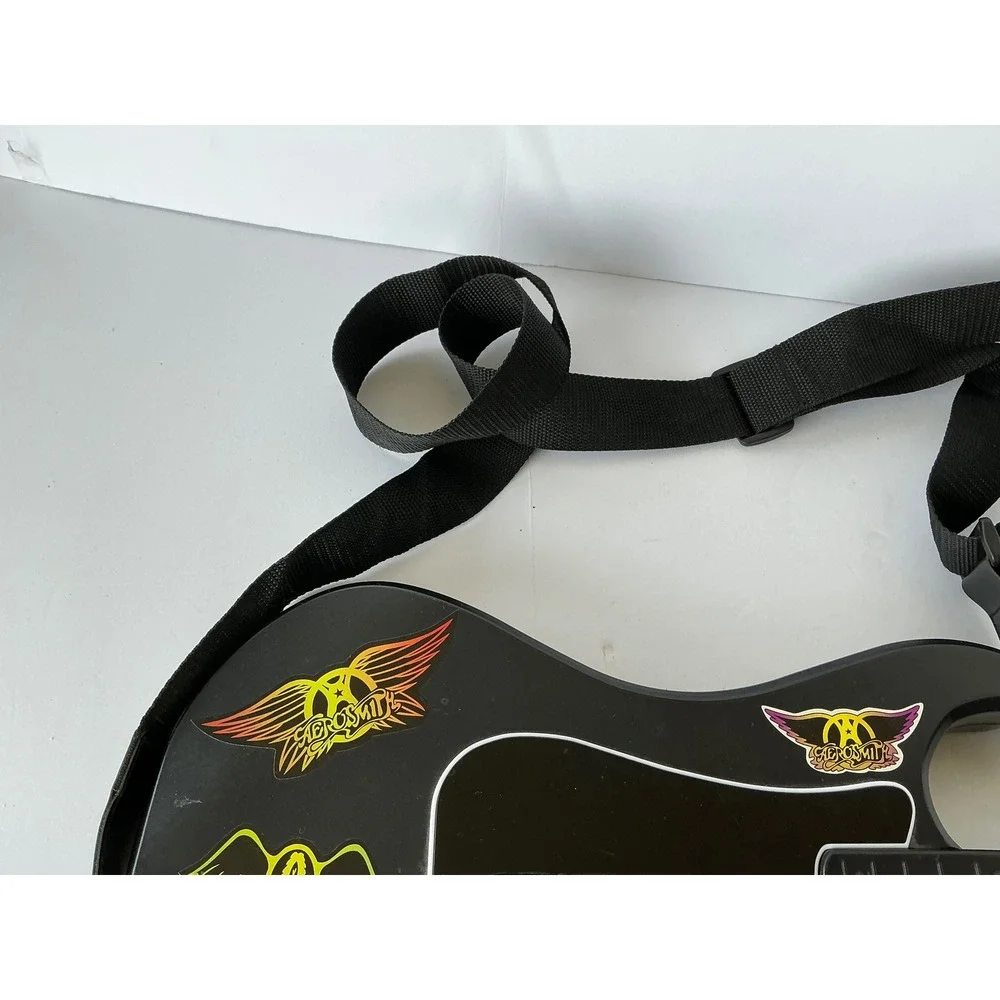 Kramer Guitar‎ Hero Aerosmith As-is Wireless  PS2 Black Striker Gaming Guitar